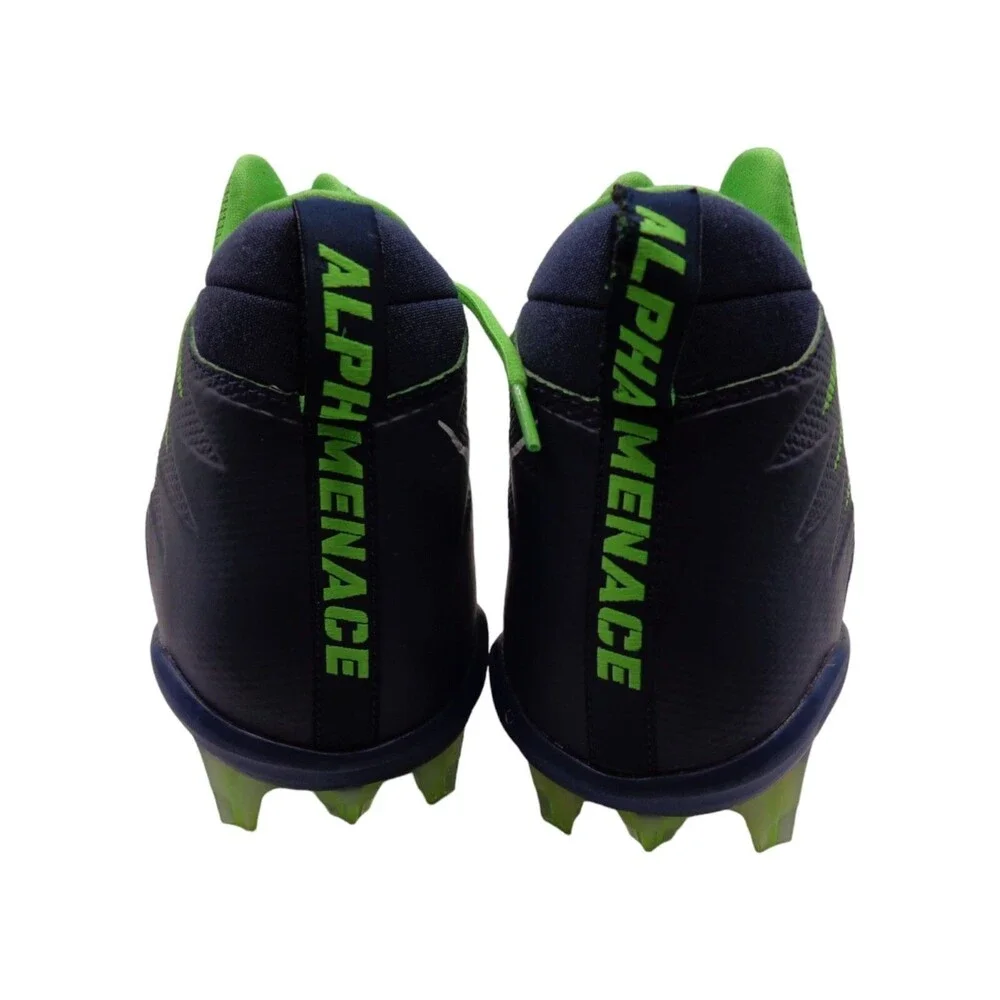 Nike Alpha Menace Pro Mid TD Seattle Seahawk Football Cleat  Size 14.5 AJ6604-40